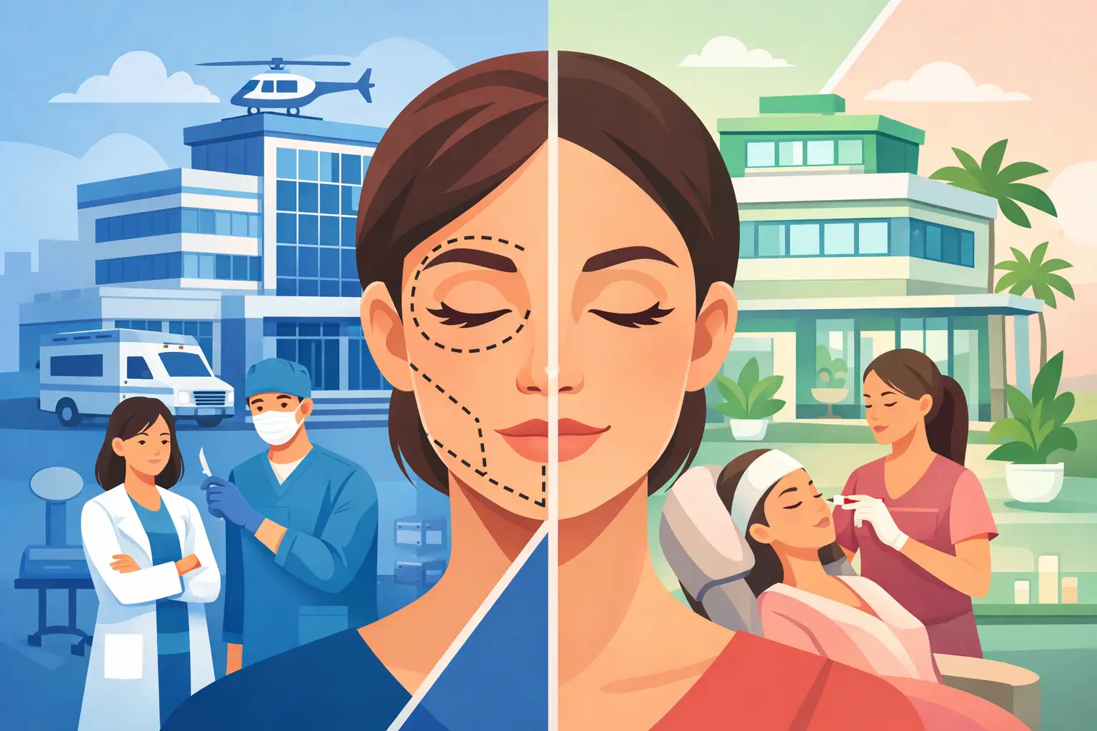 Hospital Facelift vs Clinic Facelift Compared