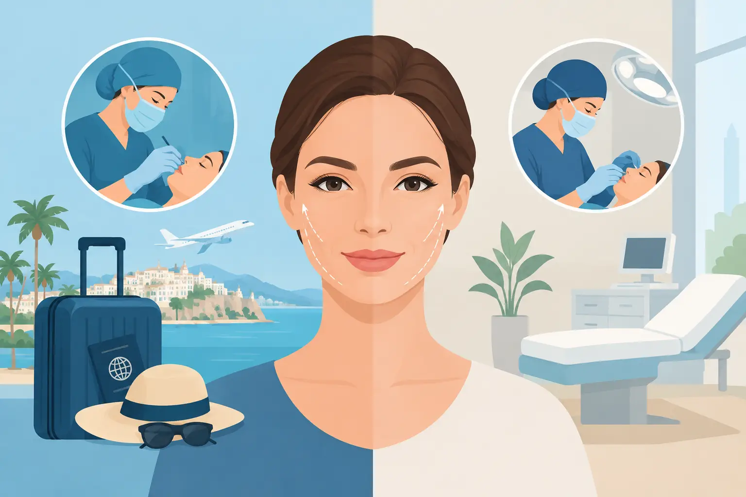 Medical Tourism Versus Local Surgery for Facelifts