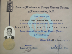 Dr Koelliker certification 8